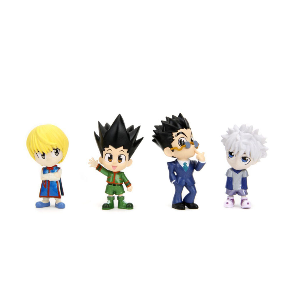 4pc Hunter x Hunter Gon and Others 2.5" MetalFig Metal Figures