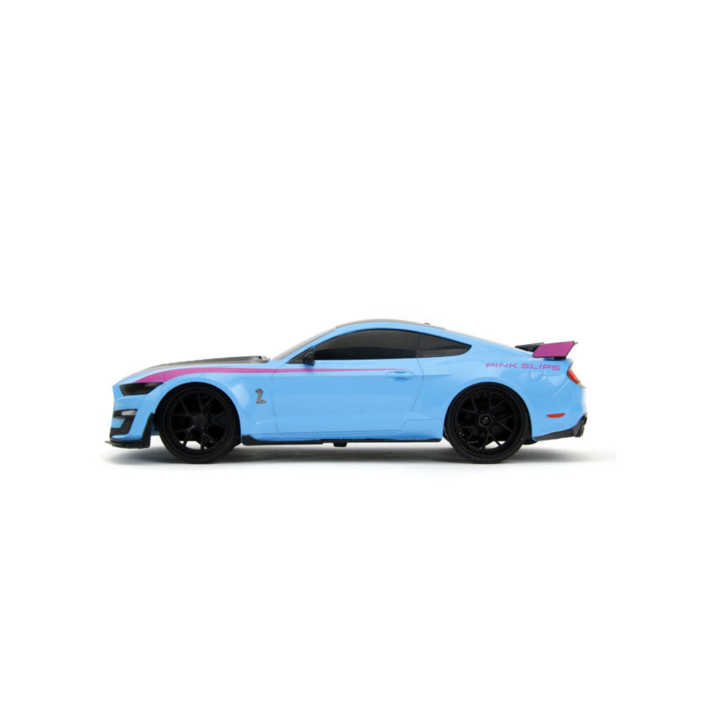 Pink Slips Blue 2020 Ford Mustang Shelby GT500 1:16 Scale RC Vehicle Toy