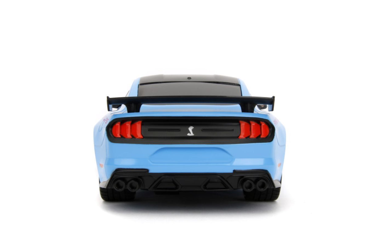 Pink Slips Blue 2020 Ford Mustang Shelby GT500 1:16 Scale RC Vehicle Toy