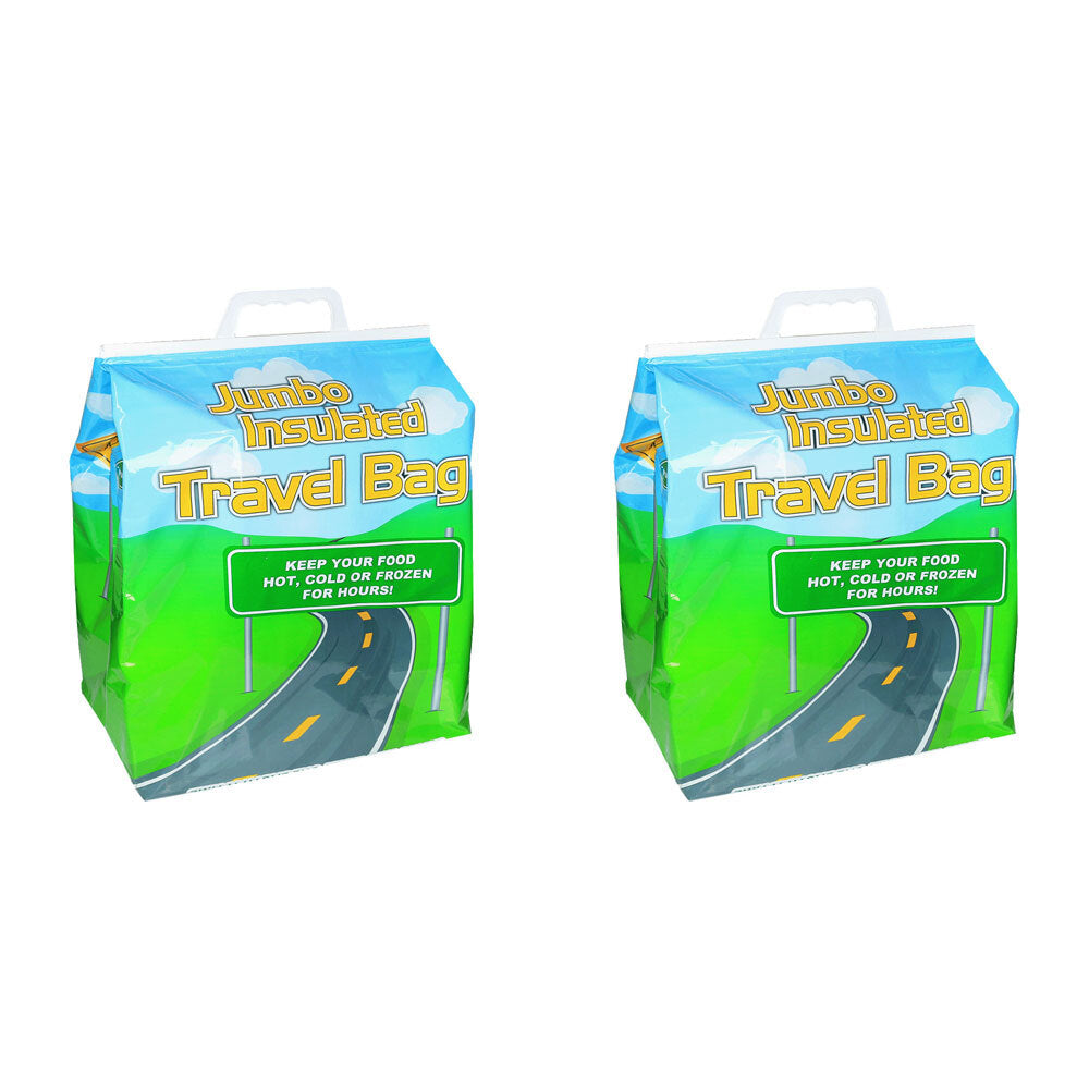 2PK Jay Bags Hot & Cold Magic 40L Insulated Food Bag Premium Jumbo