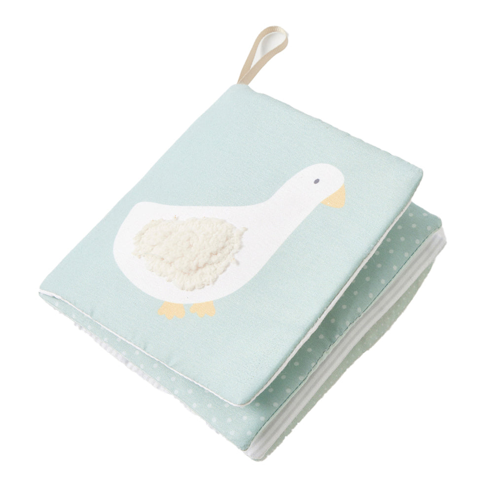 2PK Jiggle & Giggle Plush Goose Book Baby/Toddler Sensory Toy