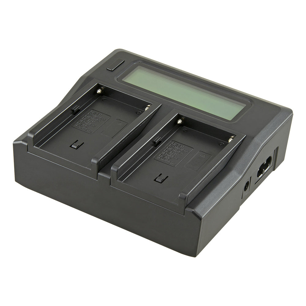 Jupio Dedicated Duo Charger w/ LCD For Sony NP-F Series Batteries