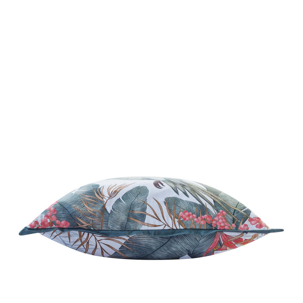J.Elliot Home Tropical 50x50cm Cushion Pillow Square - White Multi
