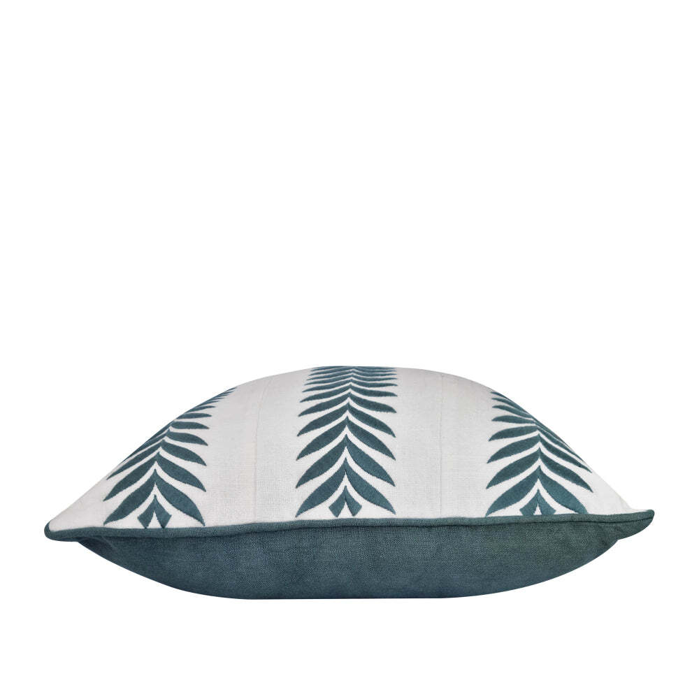 J.Elliot Home Fern 50x50cm Cushion - Evergreen & Ivory