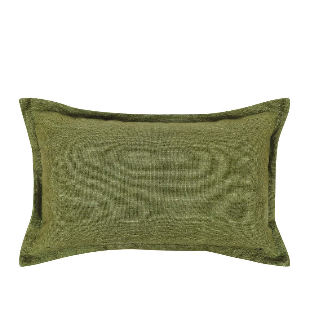 J.Elliot Home Posy 35x55cm Cushion Pillow Rectangle - Olive Multi