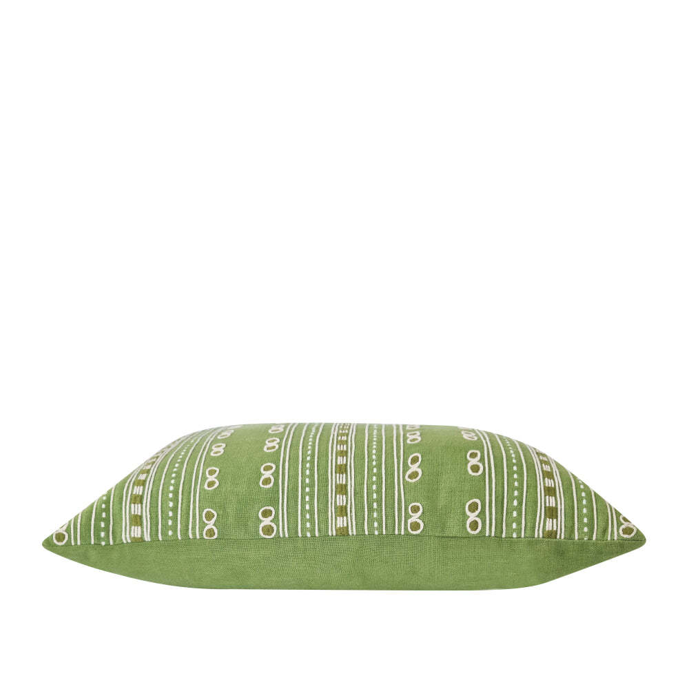 J.Elliot Home Emily 35x55cm Cushion Rectangle - Bayleaf Multi