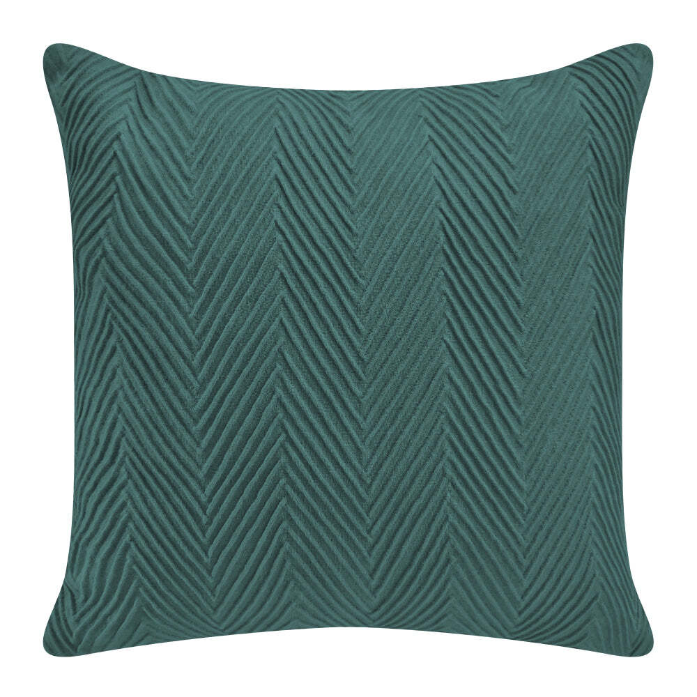 J.Elliot Home Chevvy 50x50cm Cushion Square - Evergreen