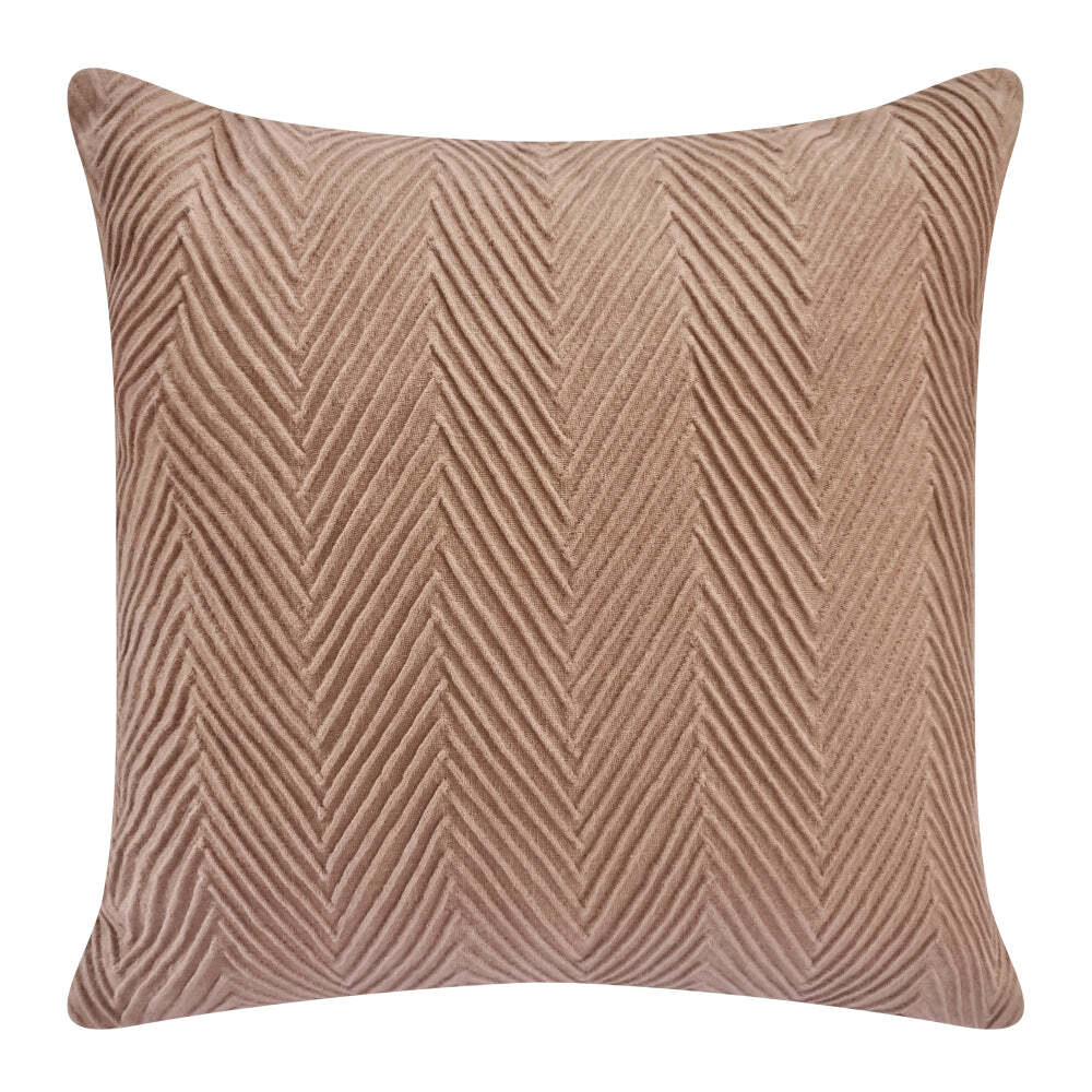 J.Elliot Home Chevvy 50x50cm Cushion Square - Warm Taupe