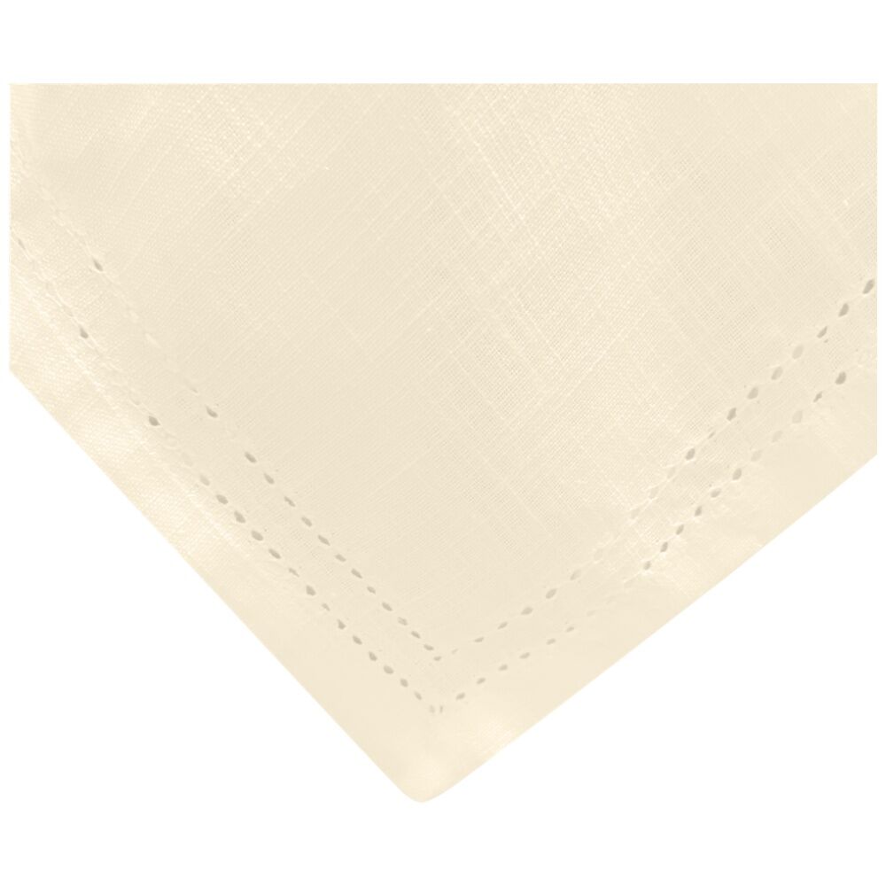 J.Elliot Home 100% Cotton Simon Square Tablecloth 180x180x0.2cm Cream