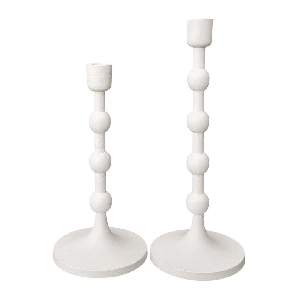J.Elliot Home Kemma Candle Holder Large 13x13x32cm White