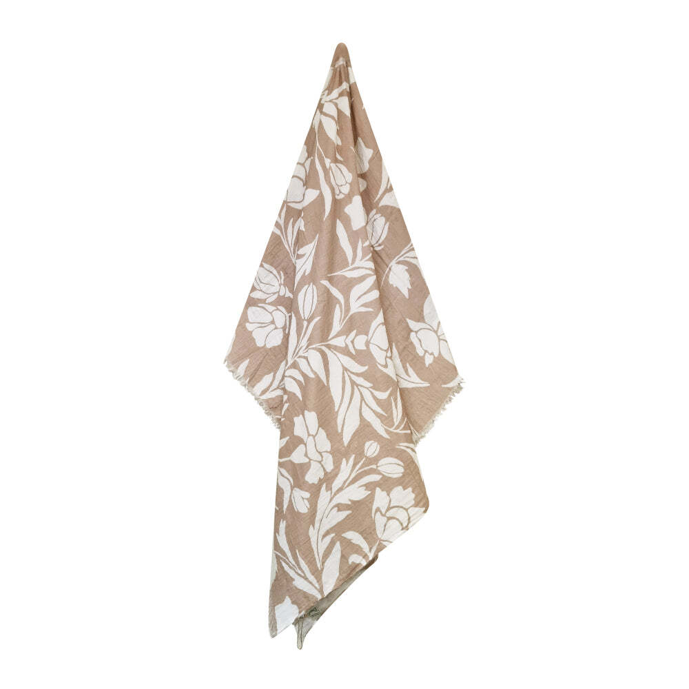 J.Elliot Home Jasmine Couch Throw Blanket 130x160cm Nude