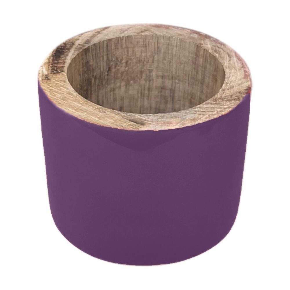 4x 4pc J.Elliot Home Kevin Napkin Rings Accessory Tableware 3.8x5x5cm Purple