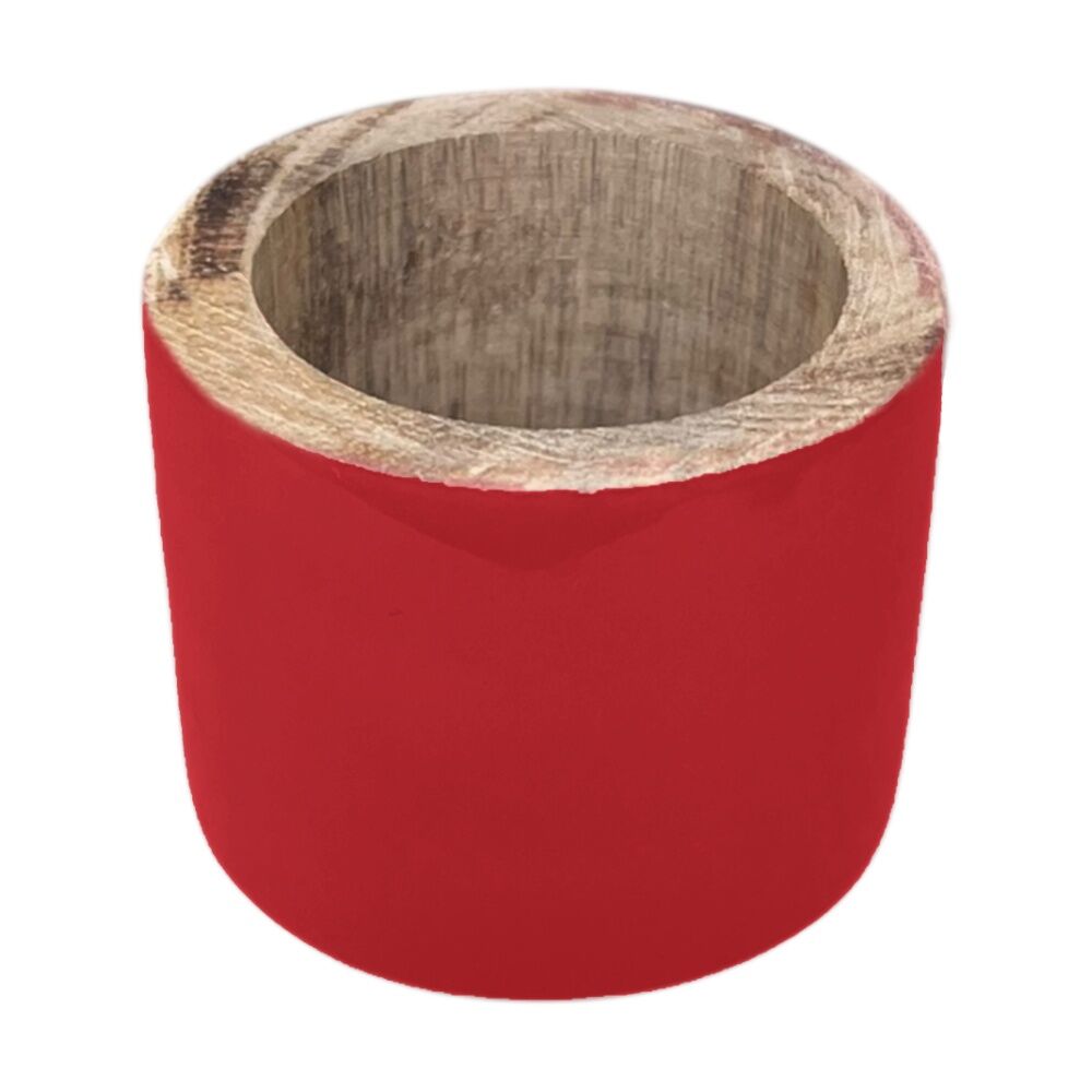 4pc J.Elliot Home Kevin Napkin Rings Accessory Tableware 3.8x5x5cm Red