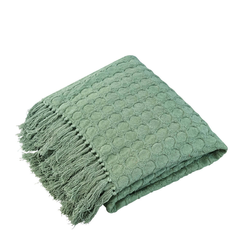 J.Elliot Home Warren Couch Throw 130x160cm Forest