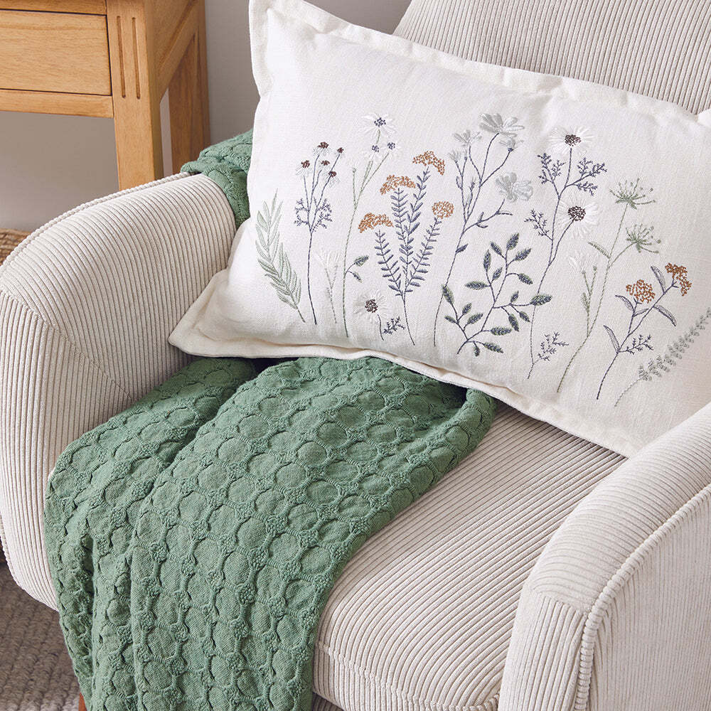 J.Elliot Home Warren Couch Throw 130x160cm Forest