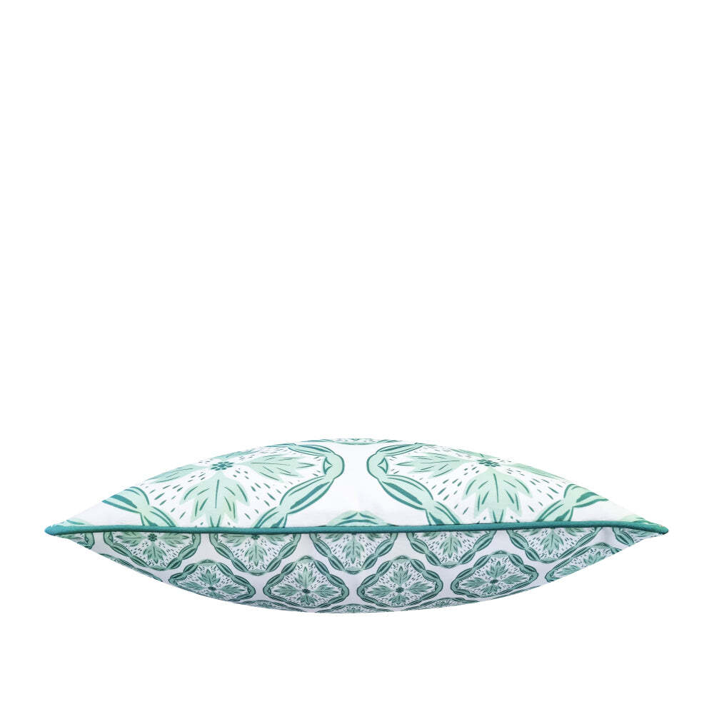 2PK J.Elliot Home Leah Outdoor Cushion 50x50cm Pine Green Multicolour