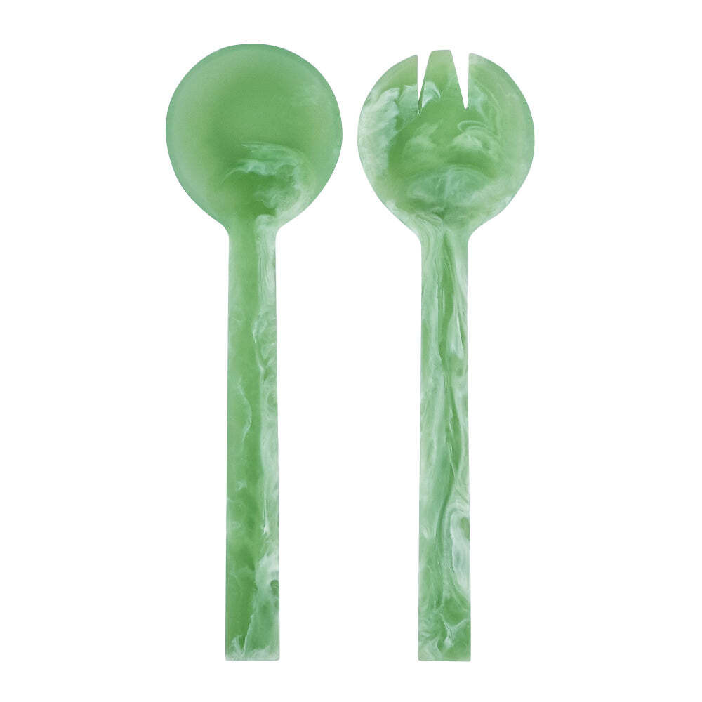 2PK J.Elliot Home Dariah Resin Salad Servers 27.95x7x2.55cm Peppermint