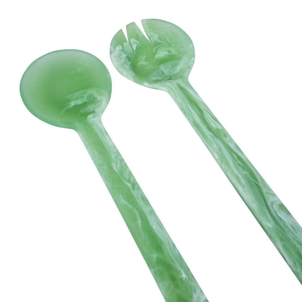 2PK J.Elliot Home Dariah Resin Salad Servers 27.95x7x2.55cm Peppermint