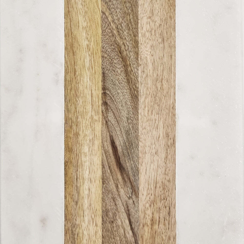 J.Elliot Home Percy Serving Board Rectangle 42x16cm Marble & Natural