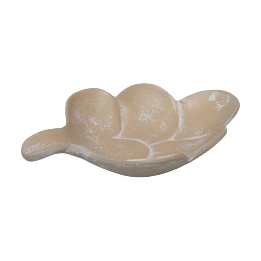 J.Elliot Home Mara Nut Aluminium Serving Dish 18x13x3cm Whitewash