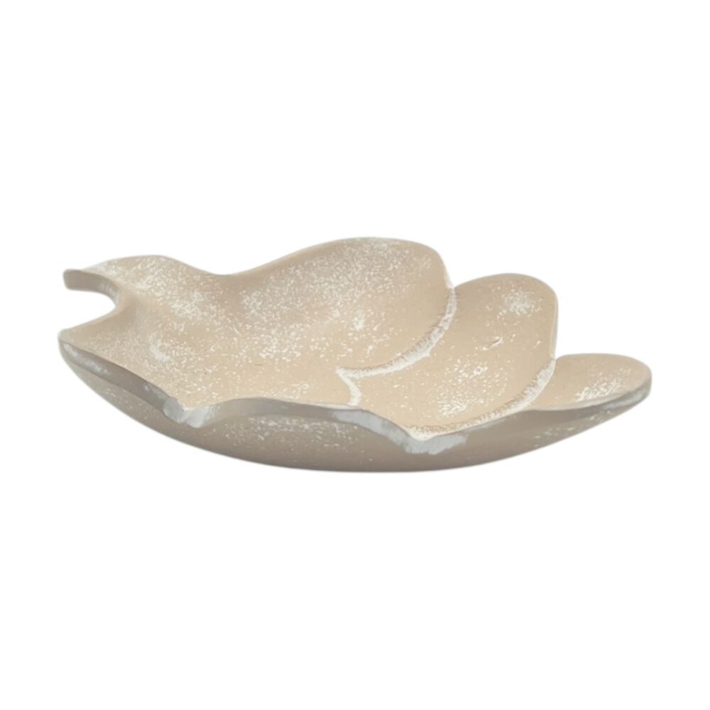 2PK J.Elliot Home Mara Nut Aluminium Serving Dish 18x13x3cm Whitewash