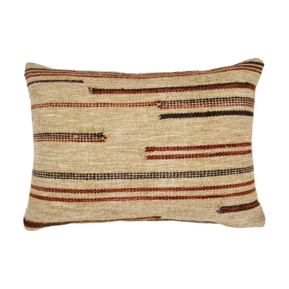 2PK J.Elliot Home Makena Cushion Pillow Household Decor 35x55x0.7cm Natural & Brown