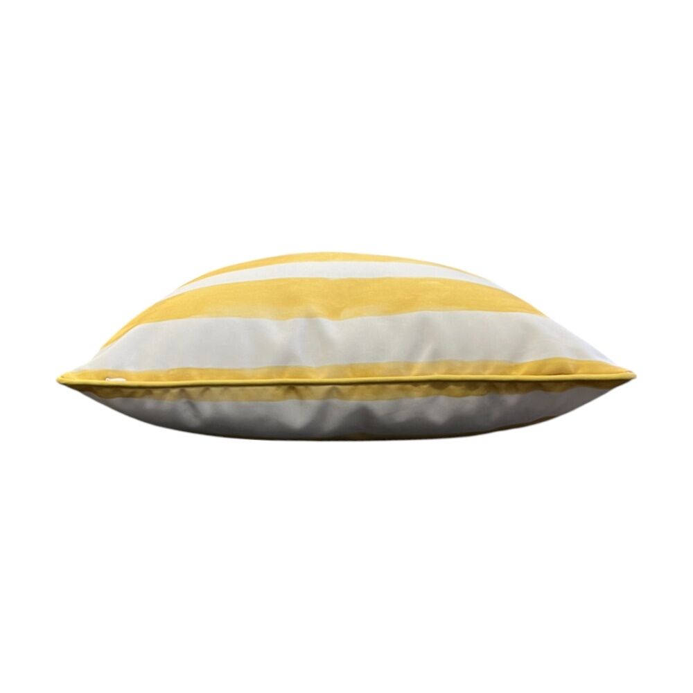 2PK J.Elliot Home Positano Outdoor Cushion Pillow Decor 50x50x12cm Tuscan Yellow