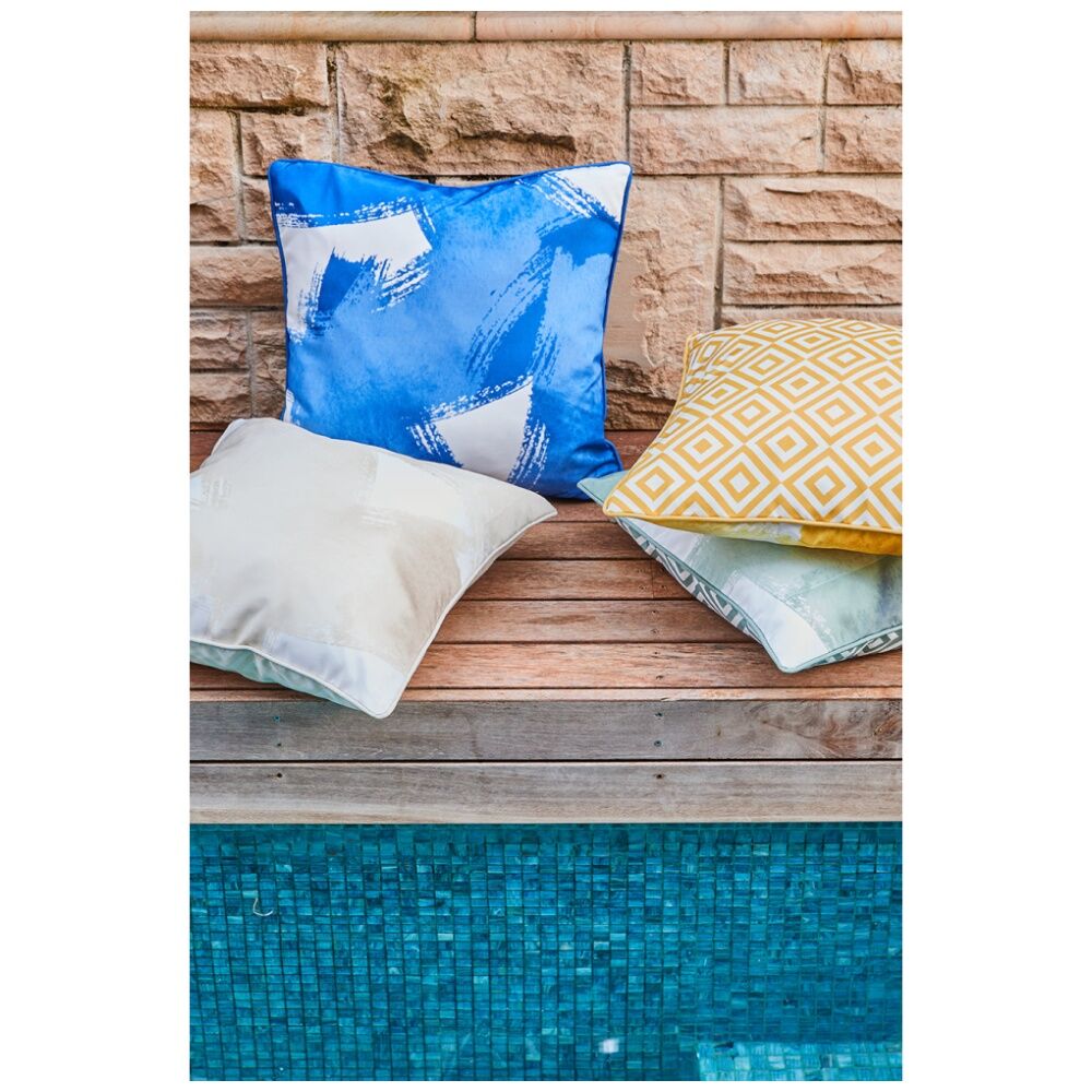 J.Elliot Home Canvas Outdoor Cushion Pillow Household Decor 50x50x12cm Olive