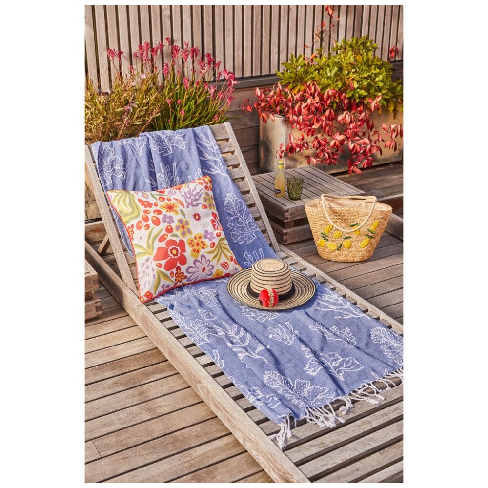 J.Elliot Home Radiance Outdoor Cushion Pillow Household Decor 50x50x12cm Coral