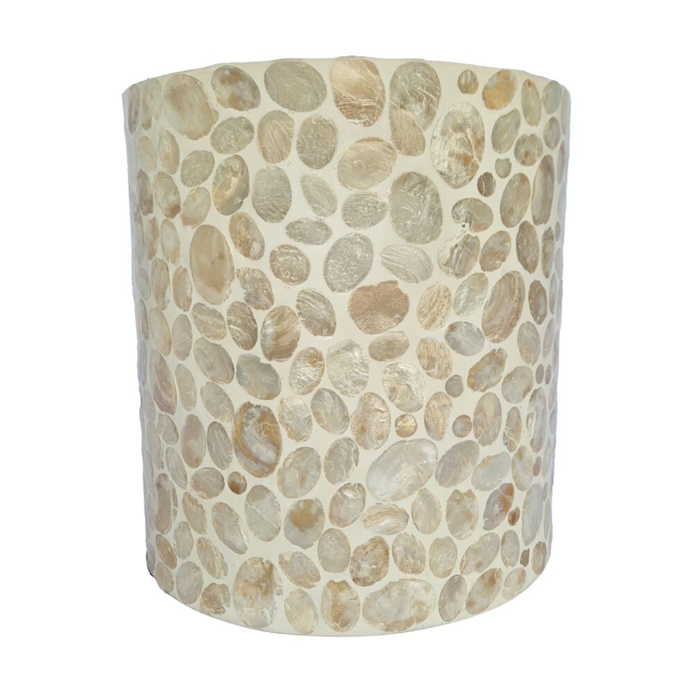 J.Elliot Home Elodie Pearl Ottoman Furniture 40x40x42cm Natural