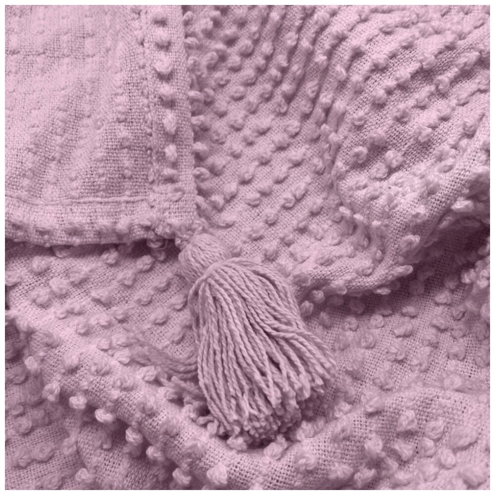 J.Elliot Home Luna Throw Household Decoration 130x170x1cm Soft Orchid