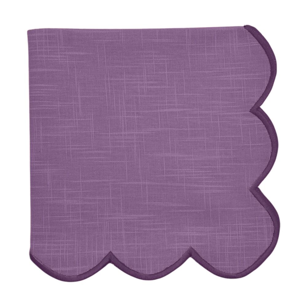 4pc J.Elliot Home Sally Napkins Tableware 45x45x0.2cm Purple