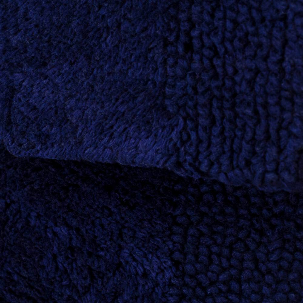 2pc J. Elliot Dawson Bathmat Set 50x50cm & 50x80cm Navy