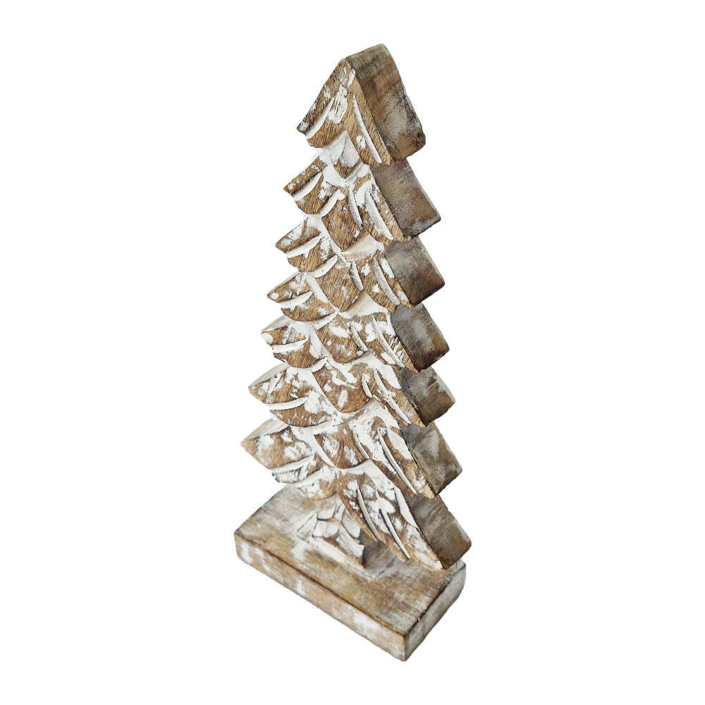 J.Elliot Home Grace Christmas Tree Decoration White & Natural