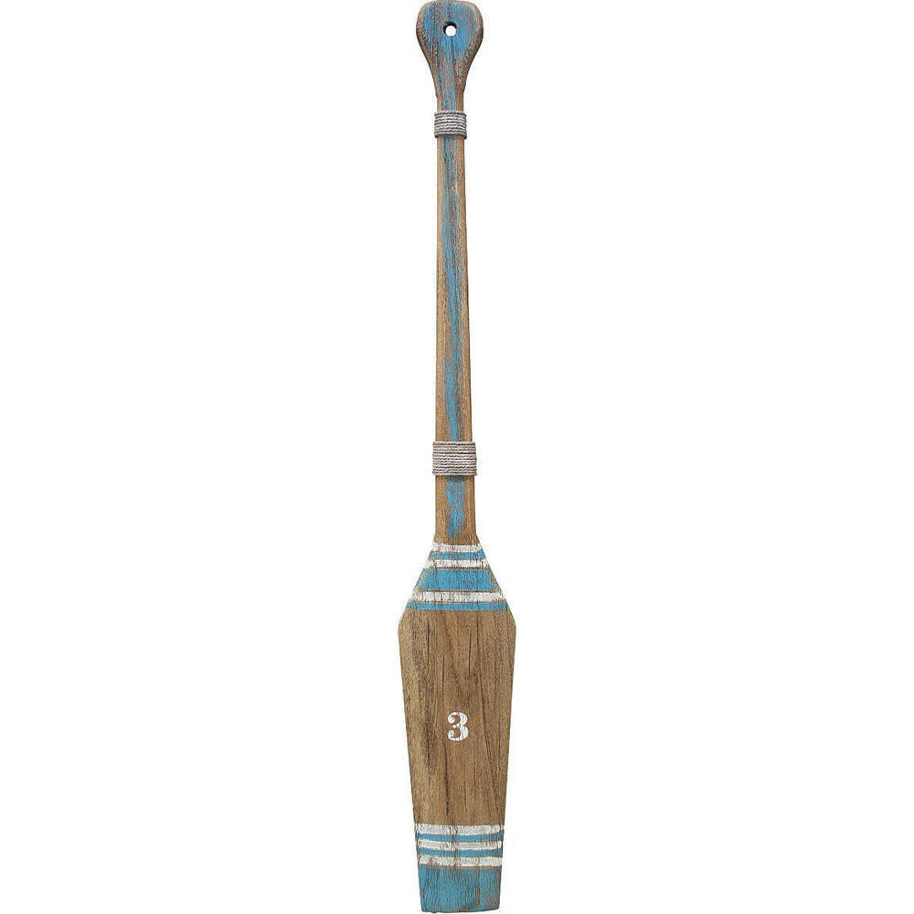 LVD Oar Large Rustic Home/Office Decor 90cm - Blue