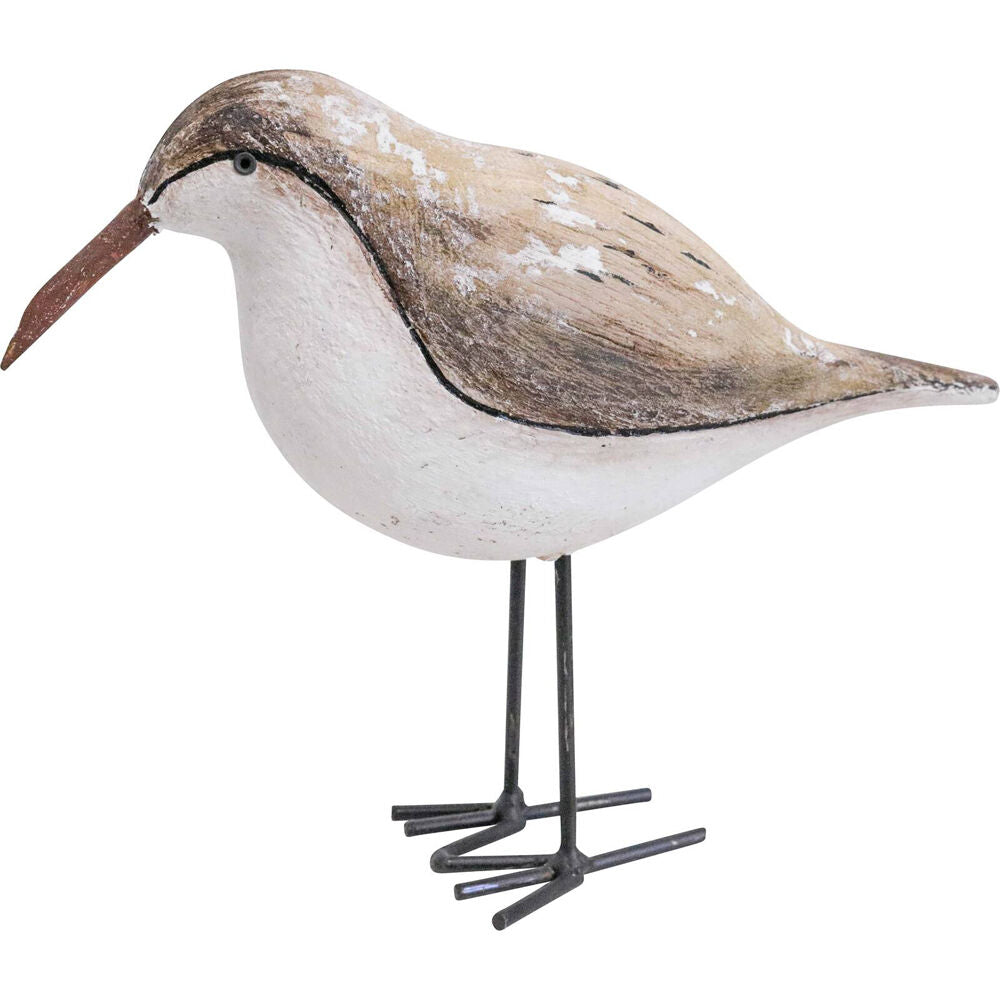 2PK LVD Sand Piper Wooden Sculpture Home/Lounge Decor Large