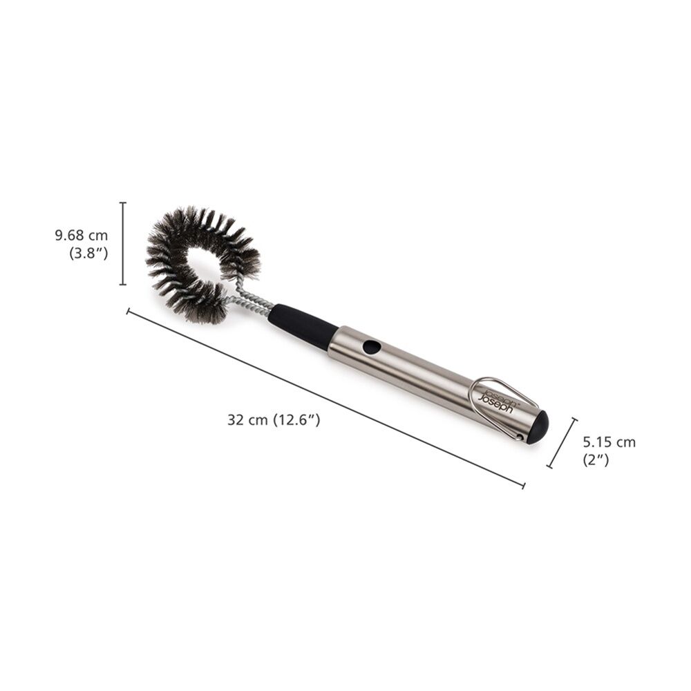 2PK Joseph Joseph GrillOut BBQ Cleaning Brush W/ Retractable Head Steel