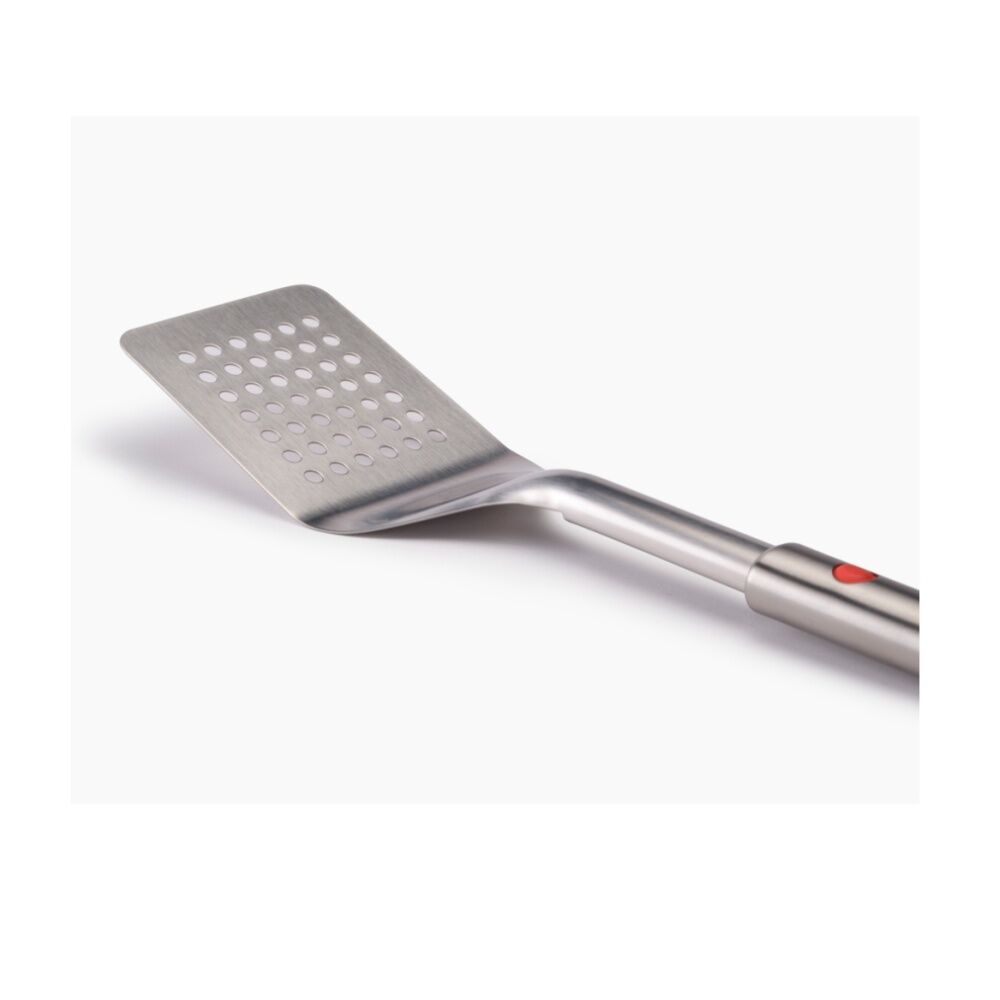 2PK Joseph Joseph GrillOut BBQ Slotted Turner With Retractable Head Steel