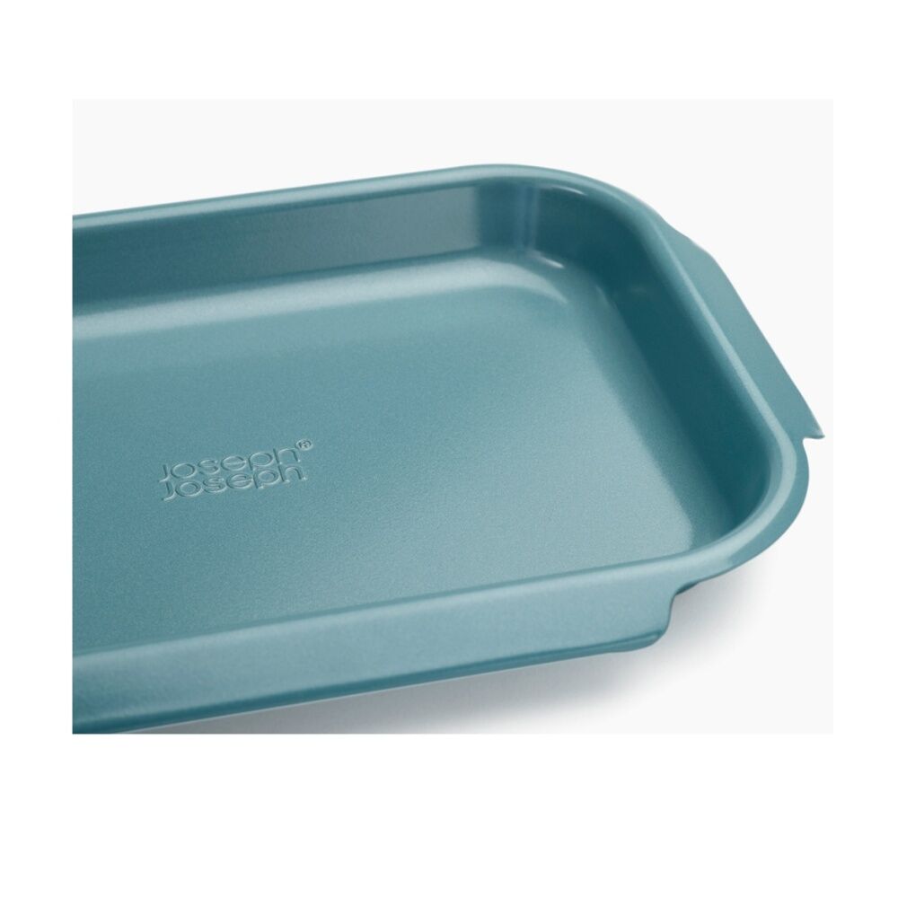 2PK Joseph Joseph Carbon Steel Non-Stick Nest Small Kitchen Baking Tray Blue