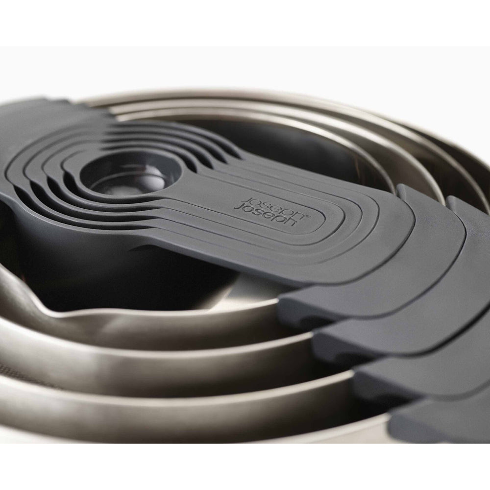 9pc Joseph Joseph Nest Stainless Steel Bowl Food Preparation Set - Silver