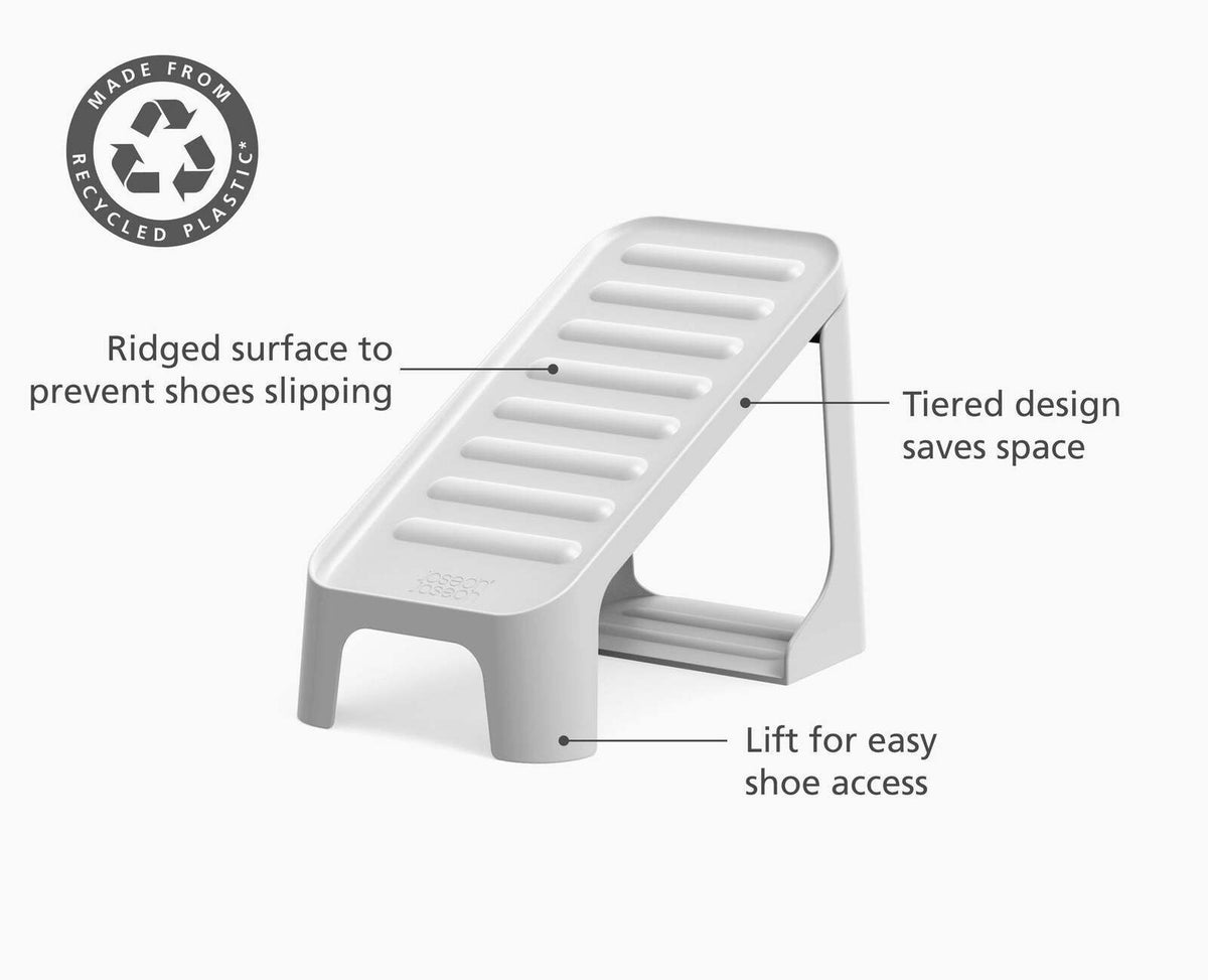 4x 2pc Joseph Joseph Shoe-in Single Shoe Caddy 26.2cm White