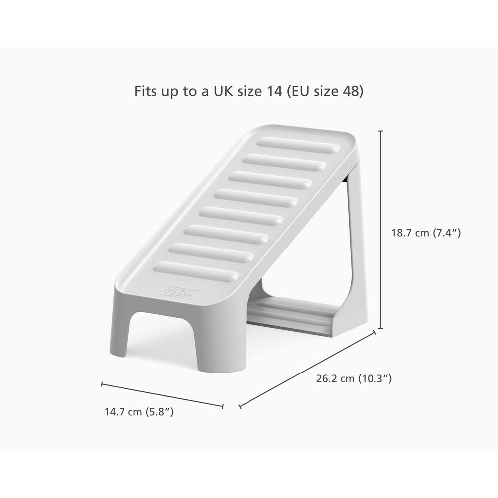 4x 2pc Joseph Joseph Shoe-in Single Shoe Caddy 26.2cm White