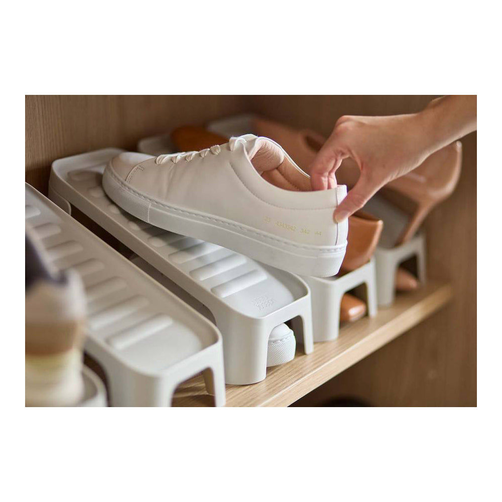4x 2pc Joseph Joseph Shoe-in Single Shoe Caddy 26.2cm White