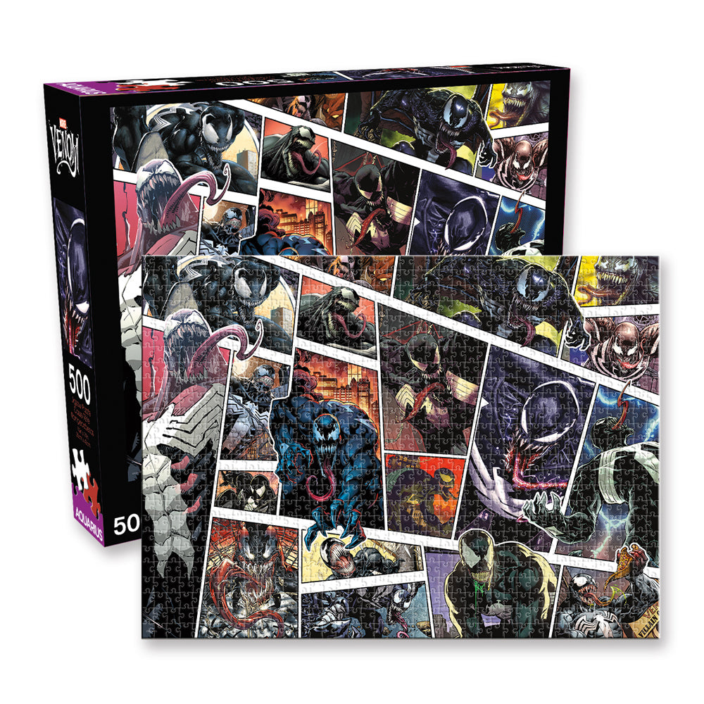 500pc Aquarius Marvel Venom Panels 35x48cm Jigsaw Puzzle  14y+
