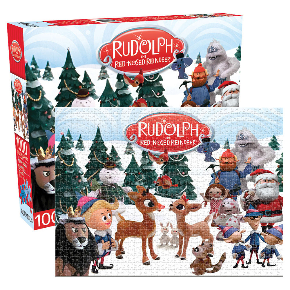 1000pc Aquarius Rudolph The Red-Nosed Reindeer 25x20cm Jigsaw Puzzle 3y+