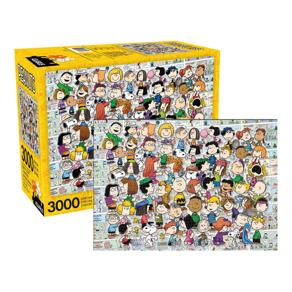 3000pc Aquarius Peanuts Cast Crew Kids Jigsaw Puzzle