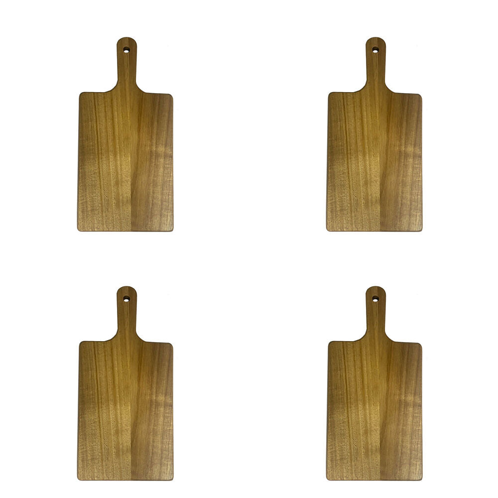 4PK NF Living Acacia Wooden ChopBoard 29x14 Serving Board Kitchen Gadgets Brown