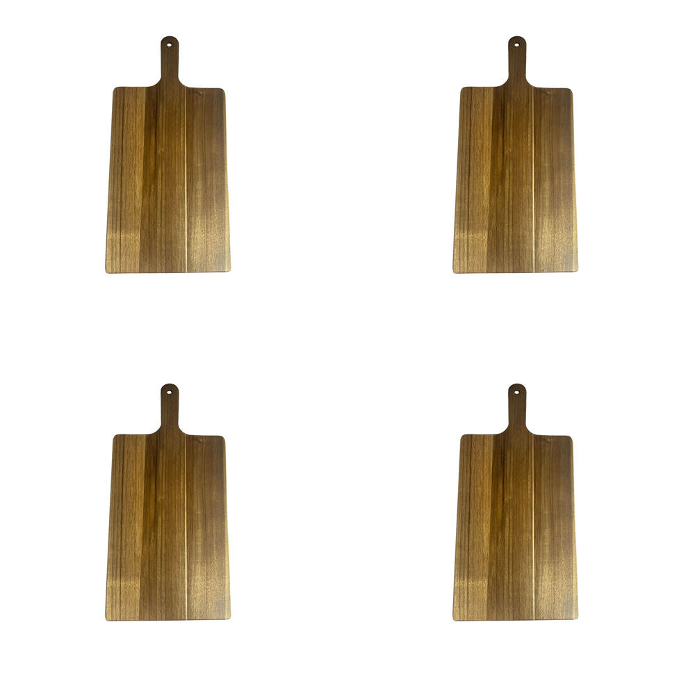 4PK NF Living Acacia Wooden ChopBoard 35x17 Serving Board Kitchen Gadgets Brown