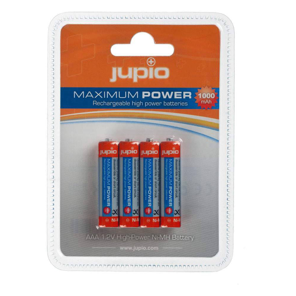 8pc Jupio Rechargeable AAA 1.2V High-Power Batteries 1000mAh