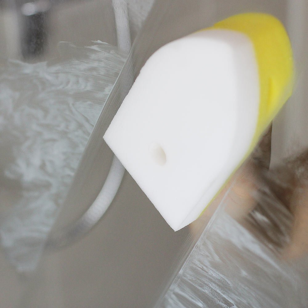 2x White Magic 15cm Shower Eraser Sponge Cleaner - White